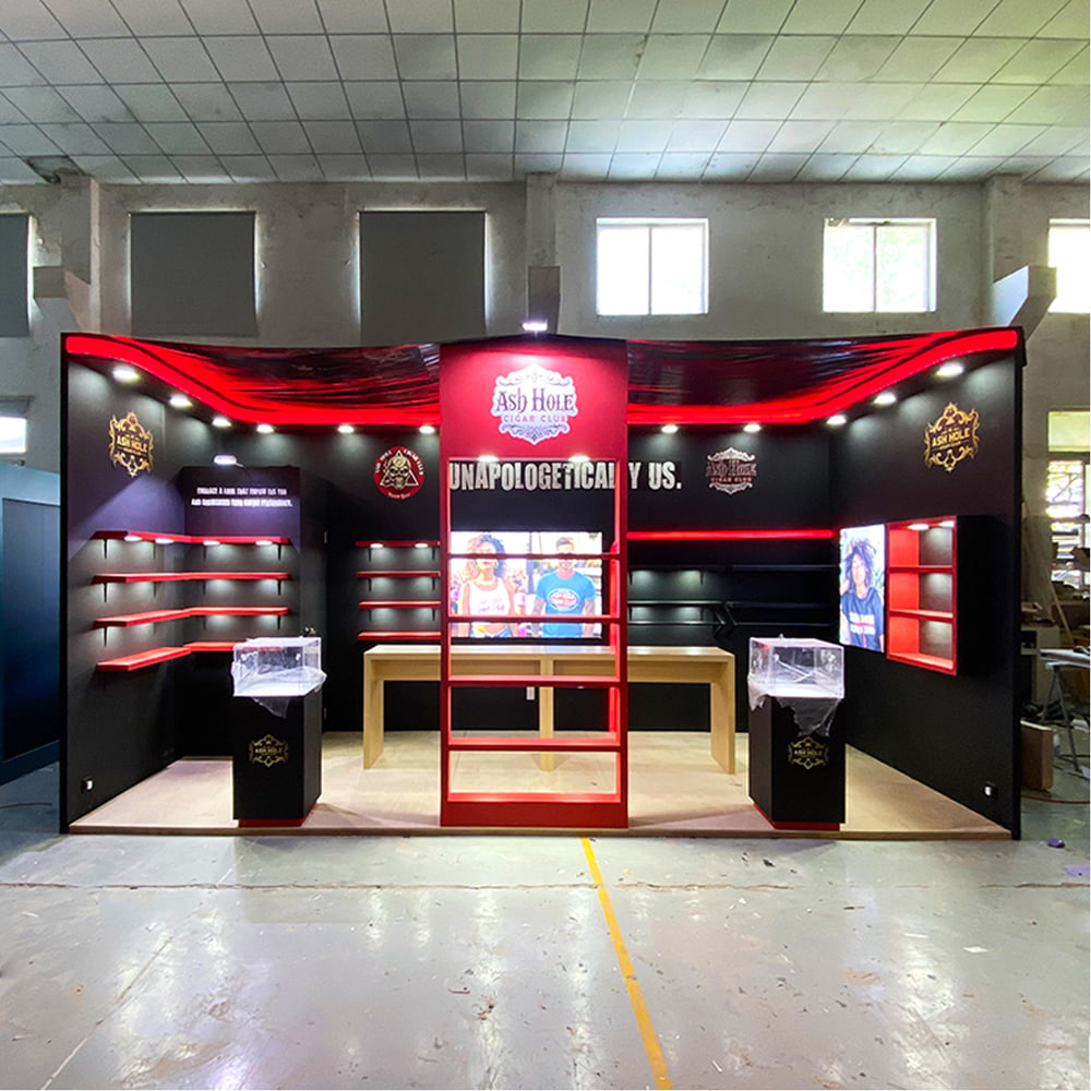 Premium Modular Cigar Lounge Exhibit Immersive Cigar Lounge Vibe