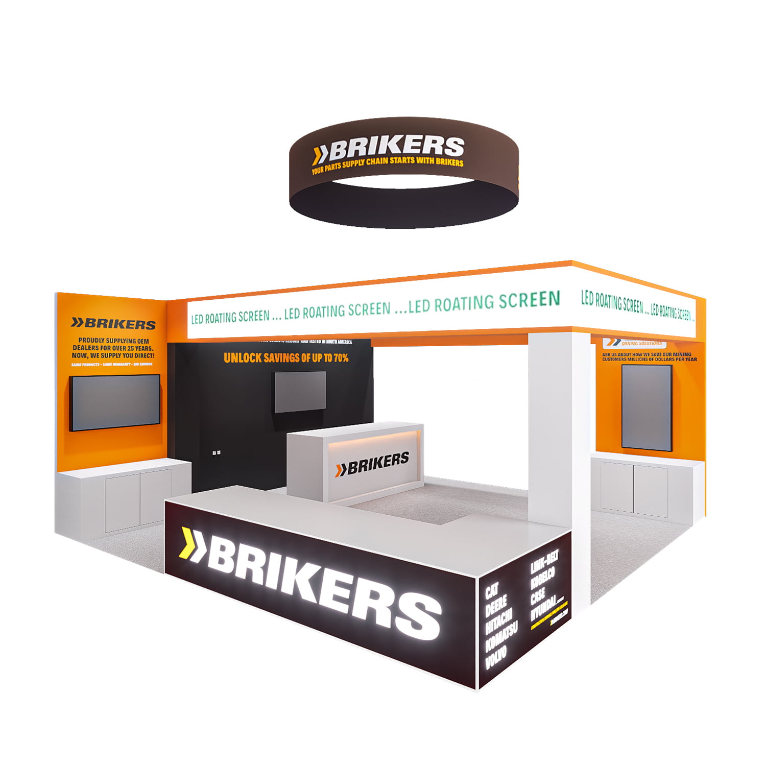 Premium Exhibition Booth for High-end Auto Accessories
