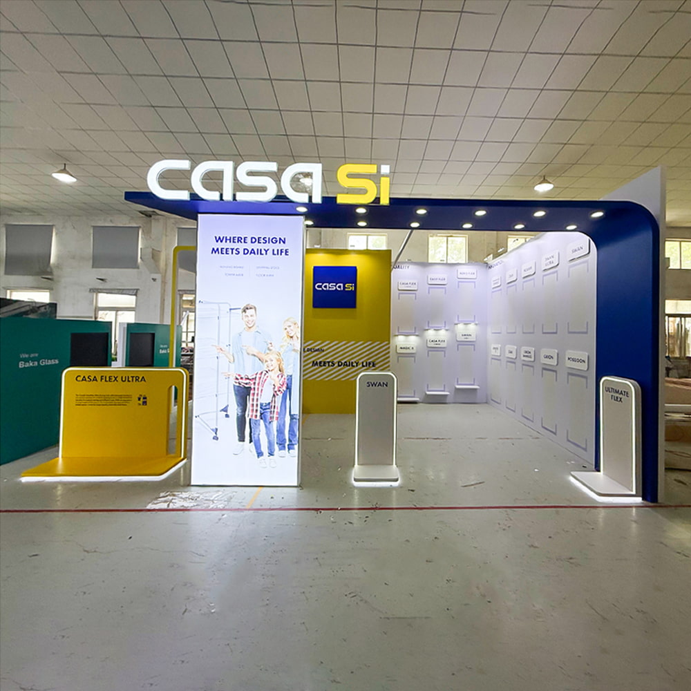 Modular Booth for Home & Living Products Display Quick-assembly Booth for Household Articles Trade Show